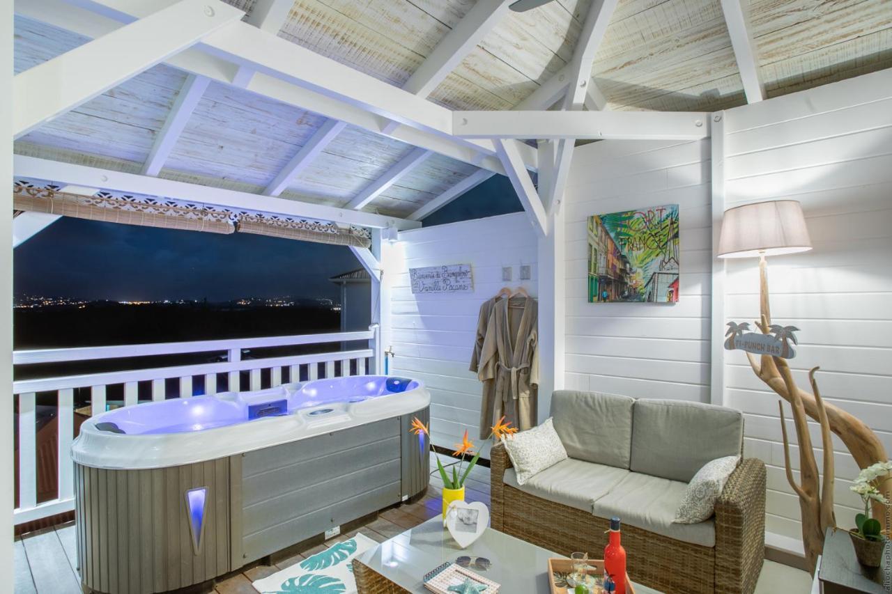 Bungalow Vanille Pacane - Vue Mer Avec Spa Prive 레트루아질레 외부 사진