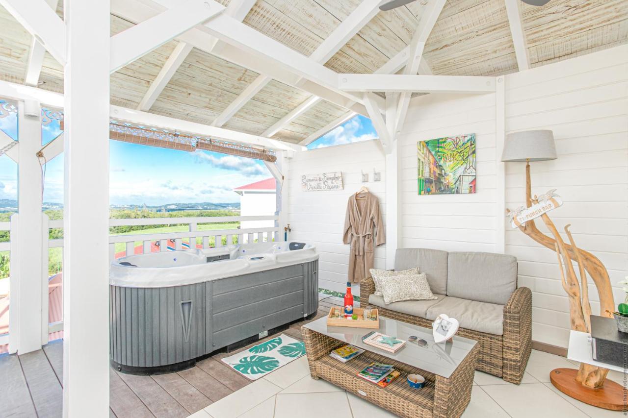 Bungalow Vanille Pacane - Vue Mer Avec Spa Prive 레트루아질레 외부 사진