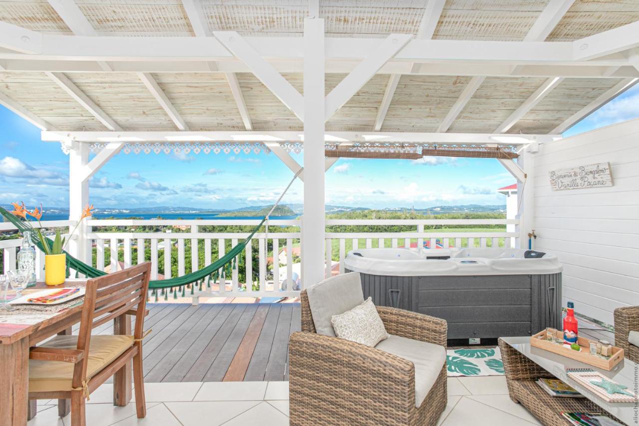 Bungalow Vanille Pacane - Vue Mer Avec Spa Prive 레트루아질레 외부 사진