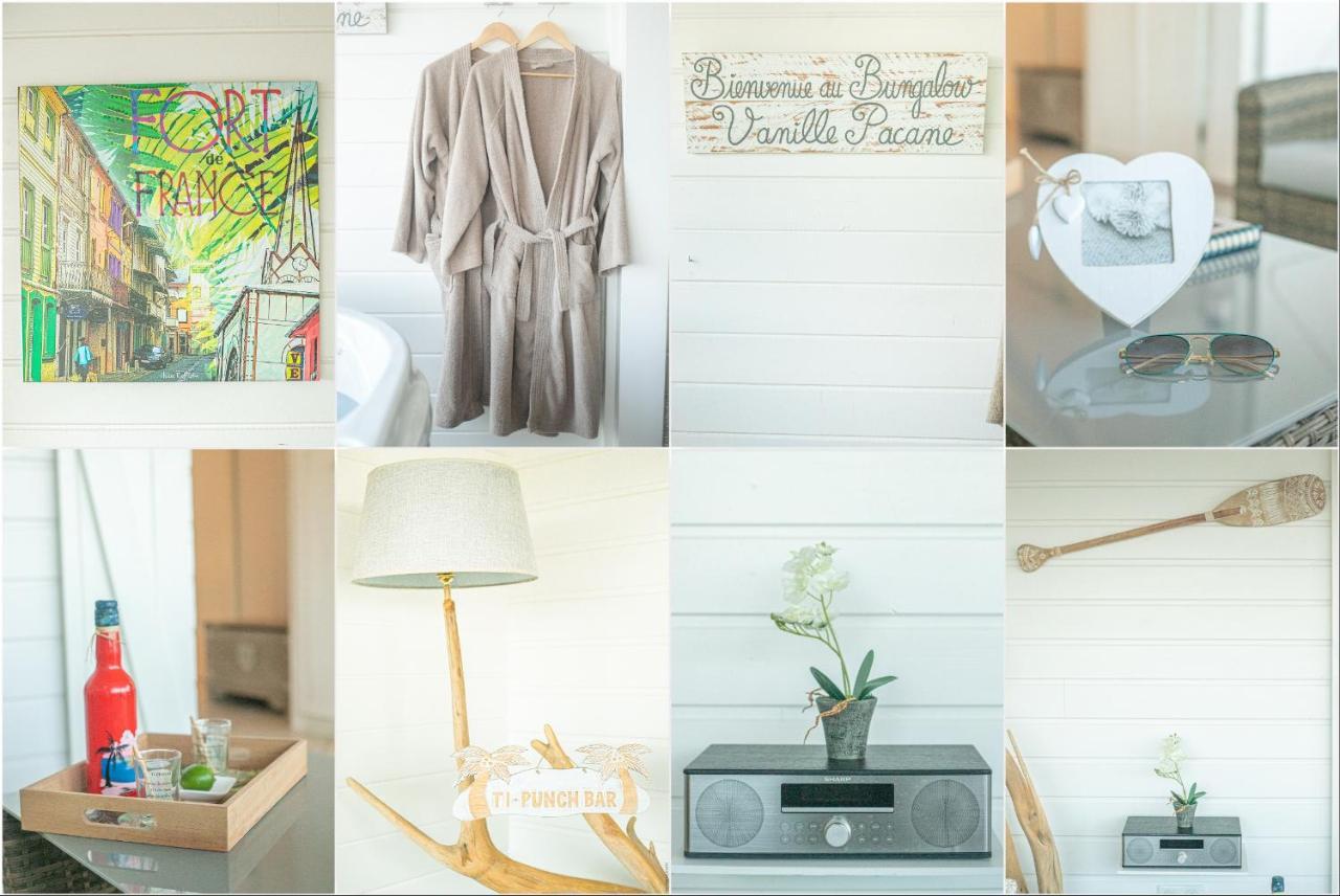 Bungalow Vanille Pacane - Vue Mer Avec Spa Prive 레트루아질레 외부 사진