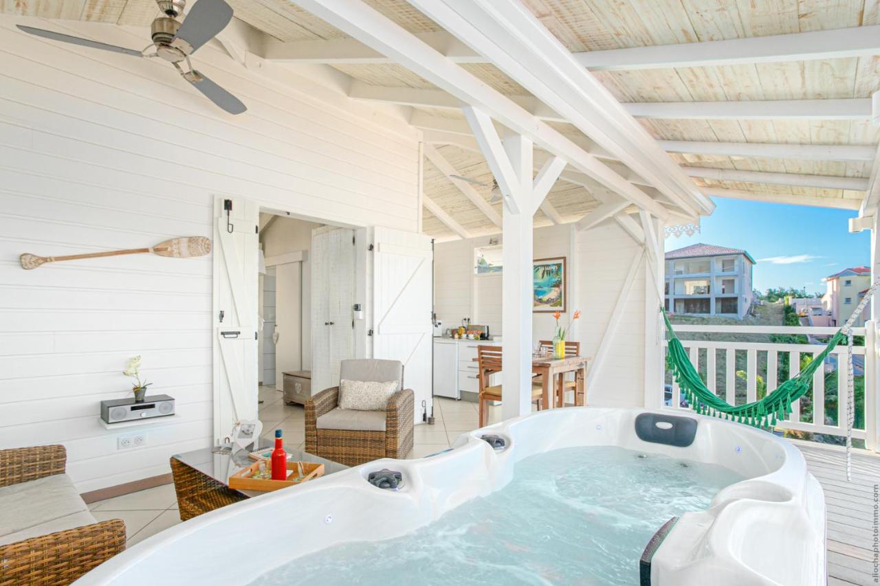 Bungalow Vanille Pacane - Vue Mer Avec Spa Prive 레트루아질레 외부 사진